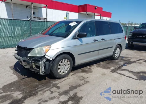 2009 Honda Odyssey Lx из США, поврежденный, VIN 5FNRL38219B044433